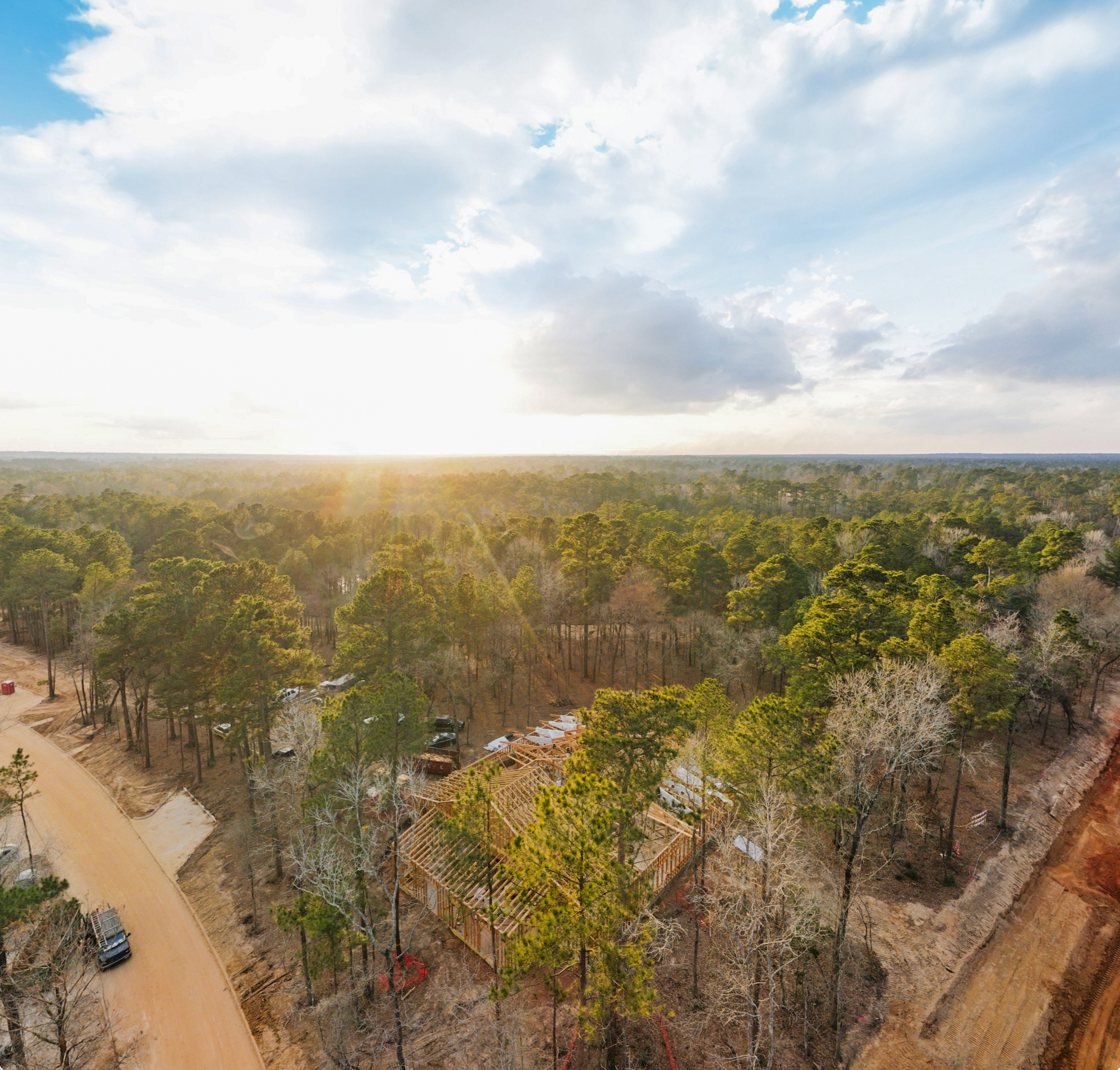 Aerial Views of the Homestead