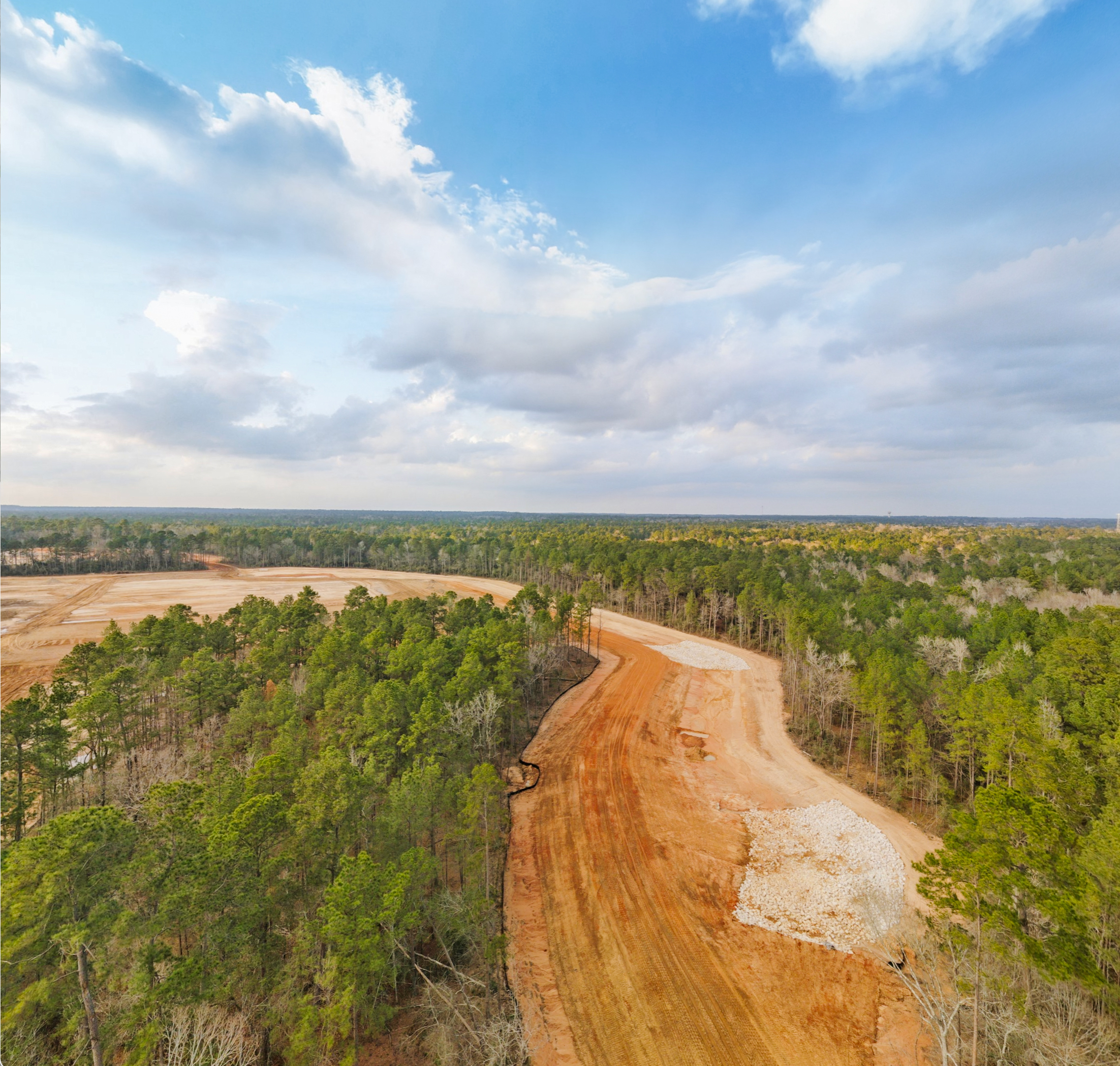 Aerial views of Two Step Farm Phase 1