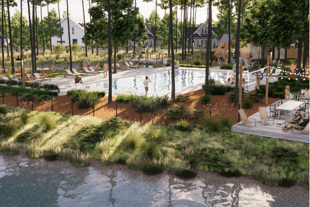 Montys pool and pond